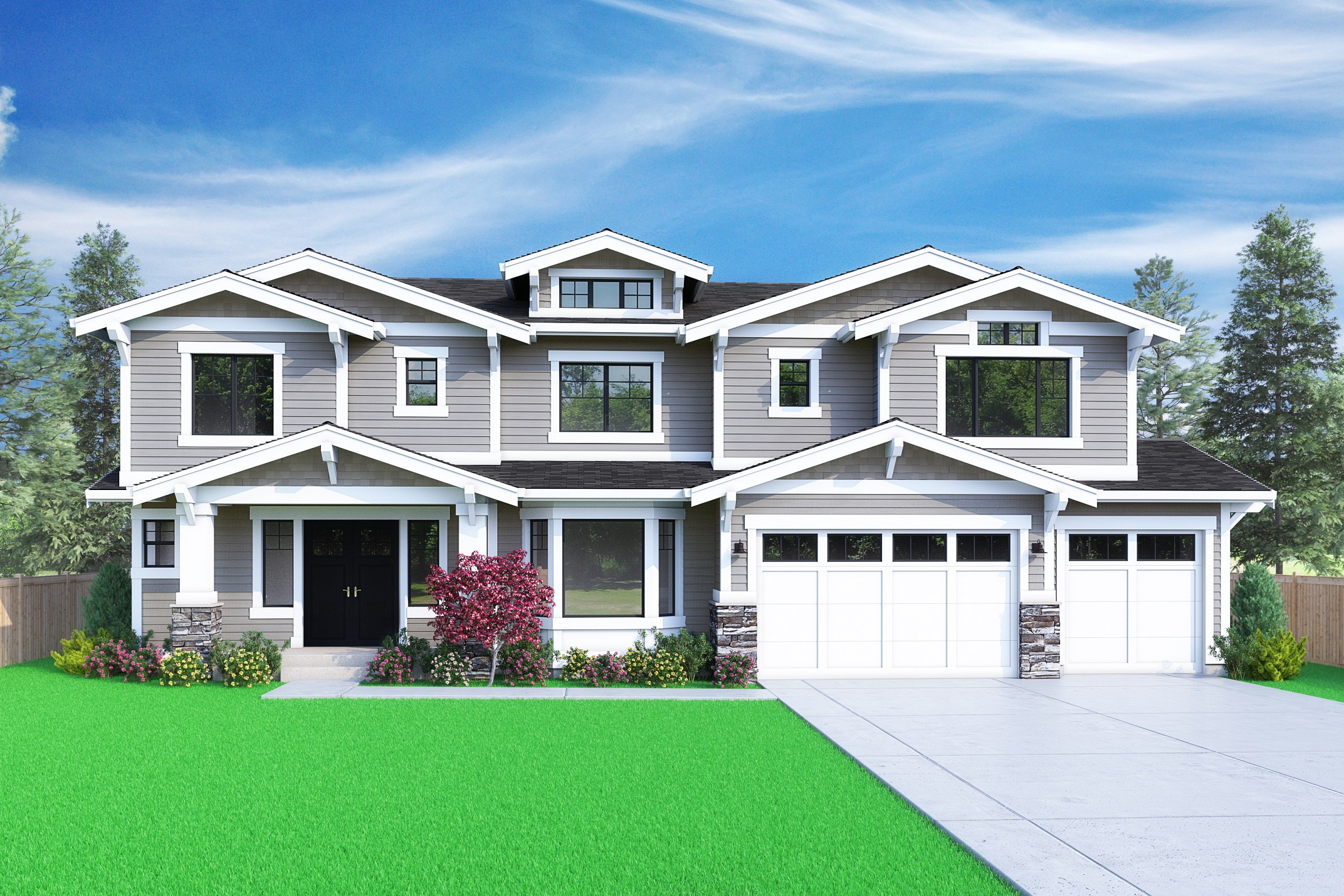 View our new luxury home construction on 1620 152th Ave SE, in Bellevue, WA from MN Custom Homes