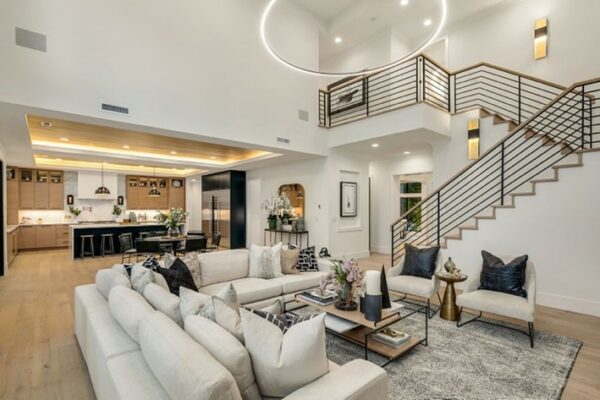 Example of a Modern Glam Interior - Designed by MN Custom Homes