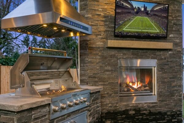 Outdoor grilling & entertainment designed by MN Custom Homes