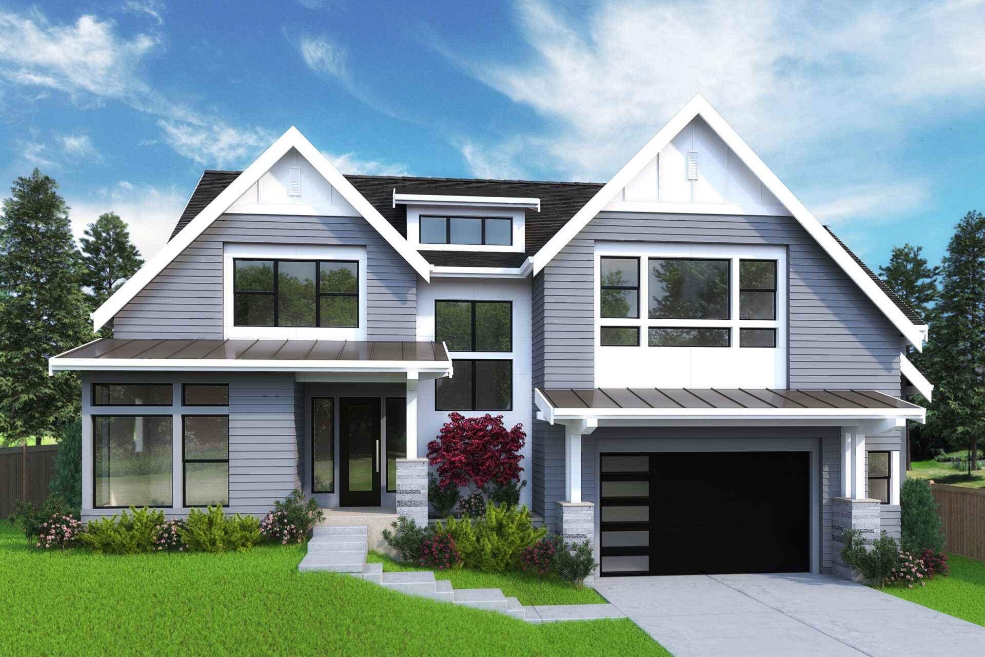 View our new luxury home construction on 4219 123rd Ave SE, in Bellevue, WA from MN Custom Homes