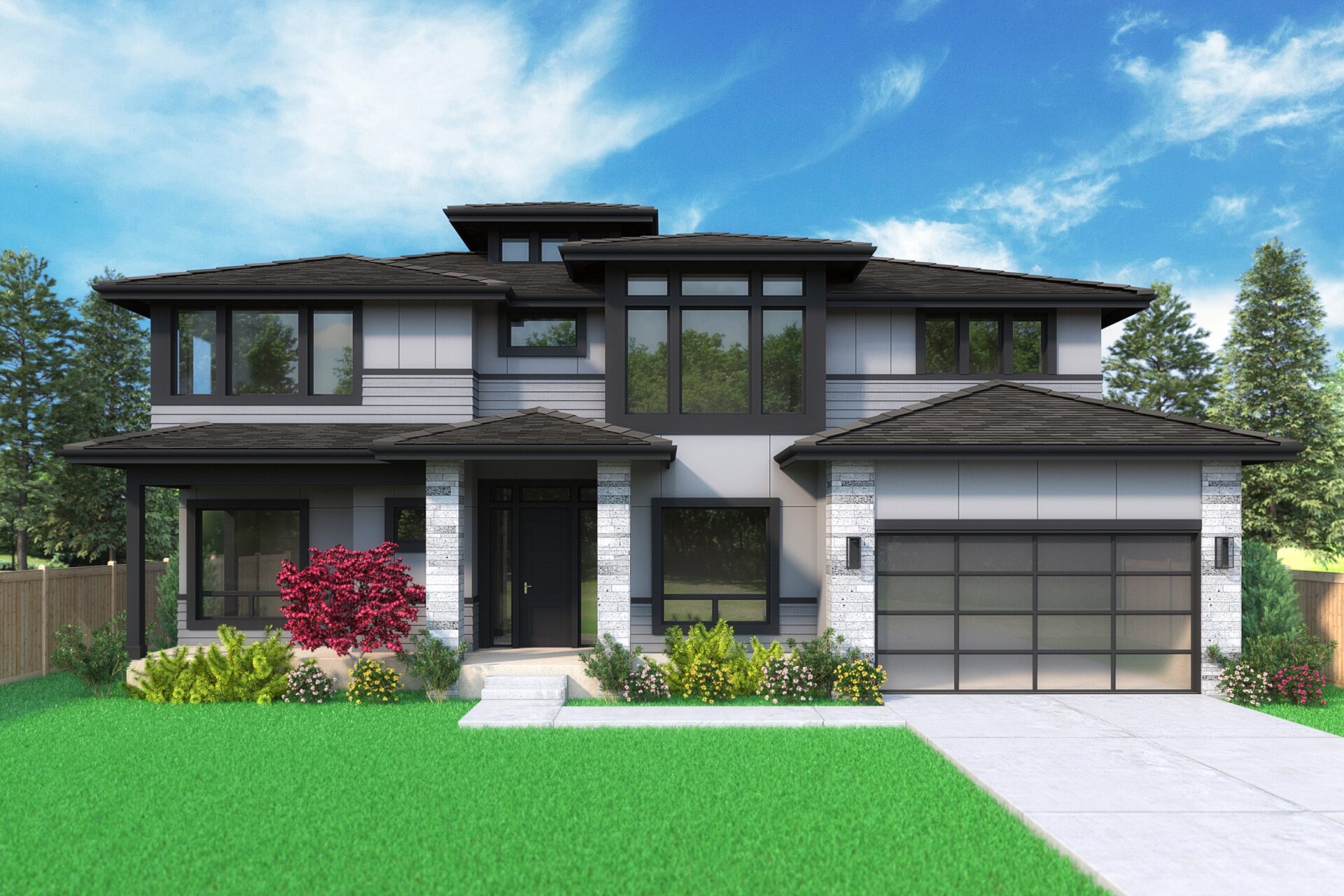 View our new luxury home construction on 8648 NE 140th St, in Kirkland, WA from MN Custom Home