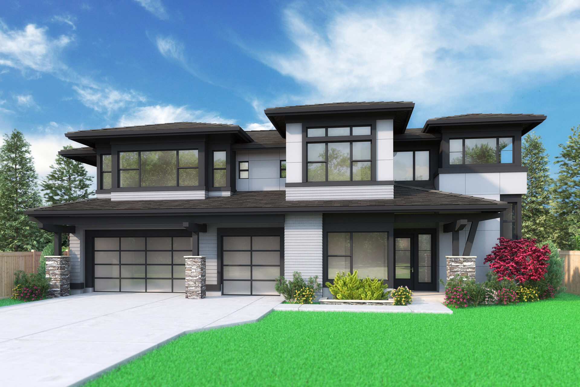 View our new luxury home construction on 16530 SE 29th St, in Bellevue, WA from MN Custom Homes