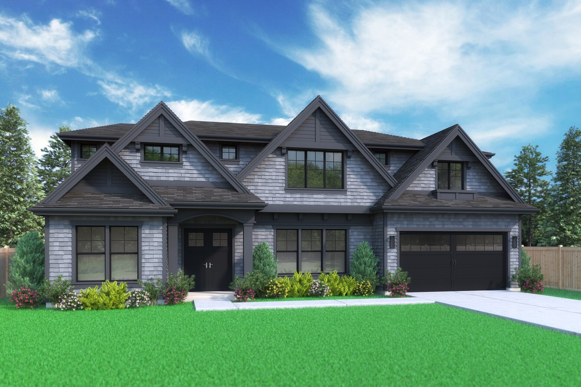 View our new luxury home construction on 12119 NE 64th St, in Kirkland, WA from MN Custom Home