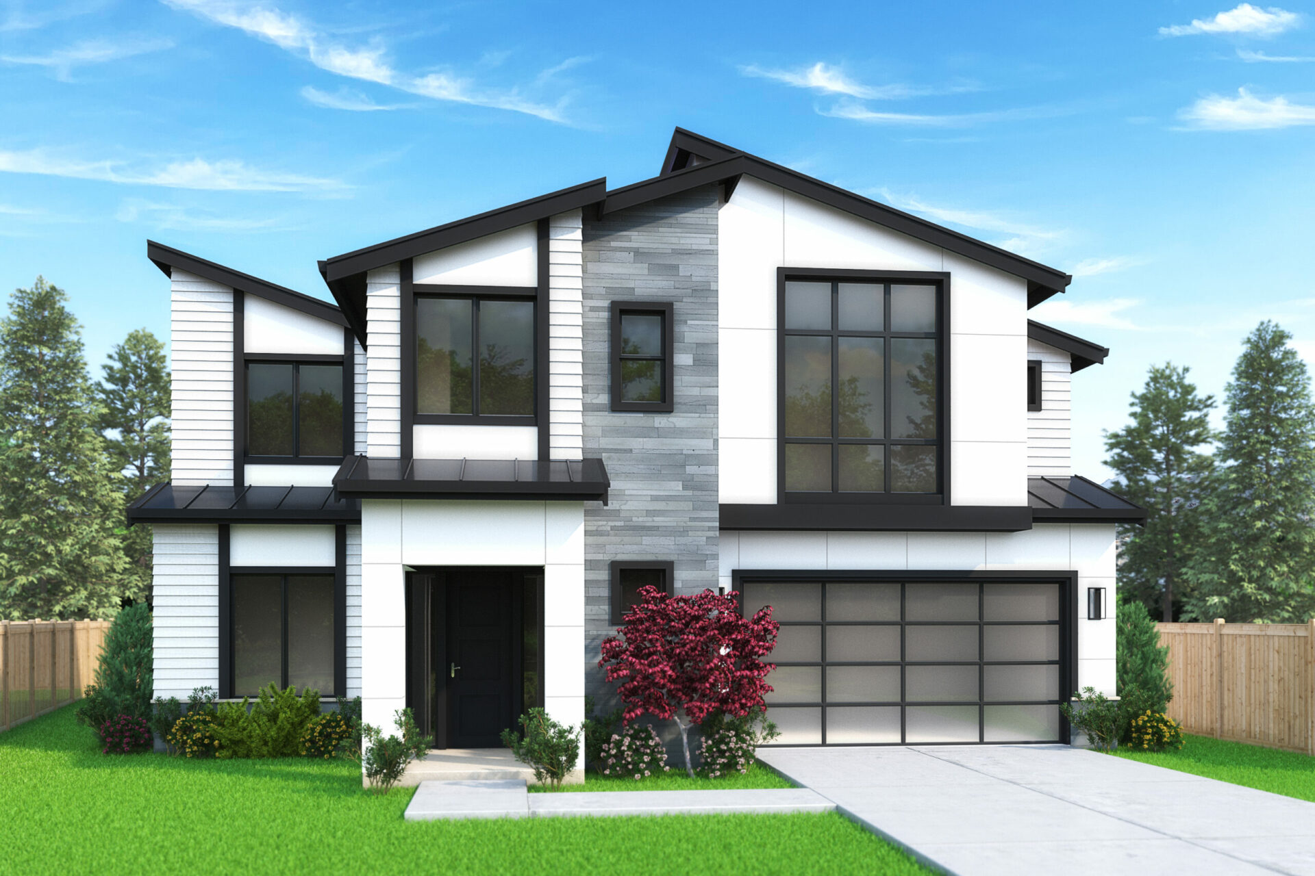 View our new luxury home construction on 7907 127th Pl NE, in Kirkland, WA from MN Custom Home