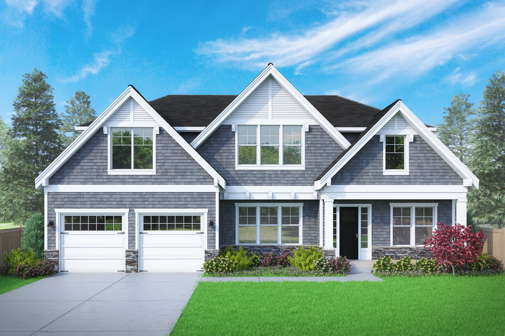 View our new luxury home construction on 16215 NE 3rd St, in Bellevue, WA from MN Custom Homes