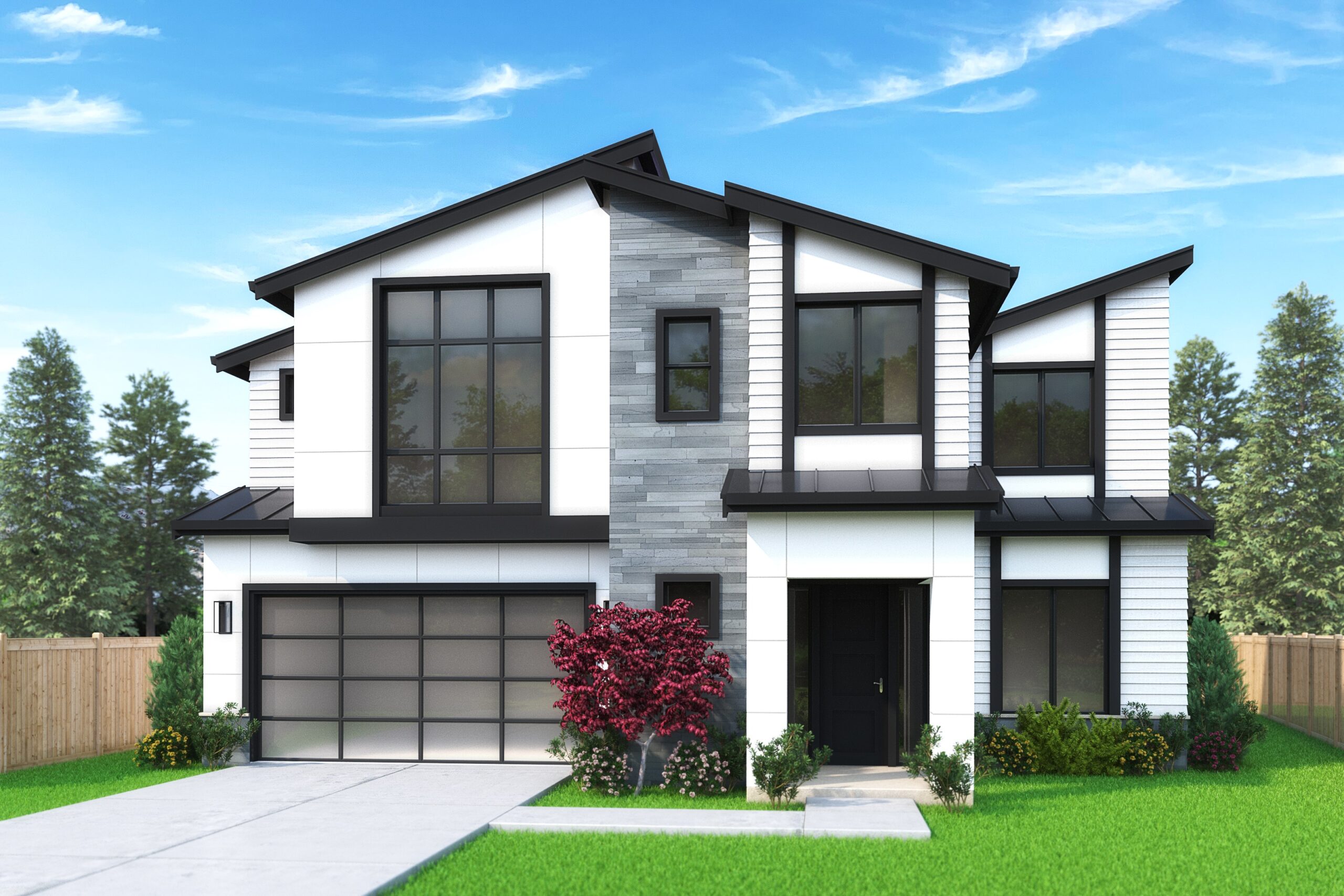 View our new luxury home construction on 12646 SE 7th PL, in Bellevue, WA from MN Custom Homes