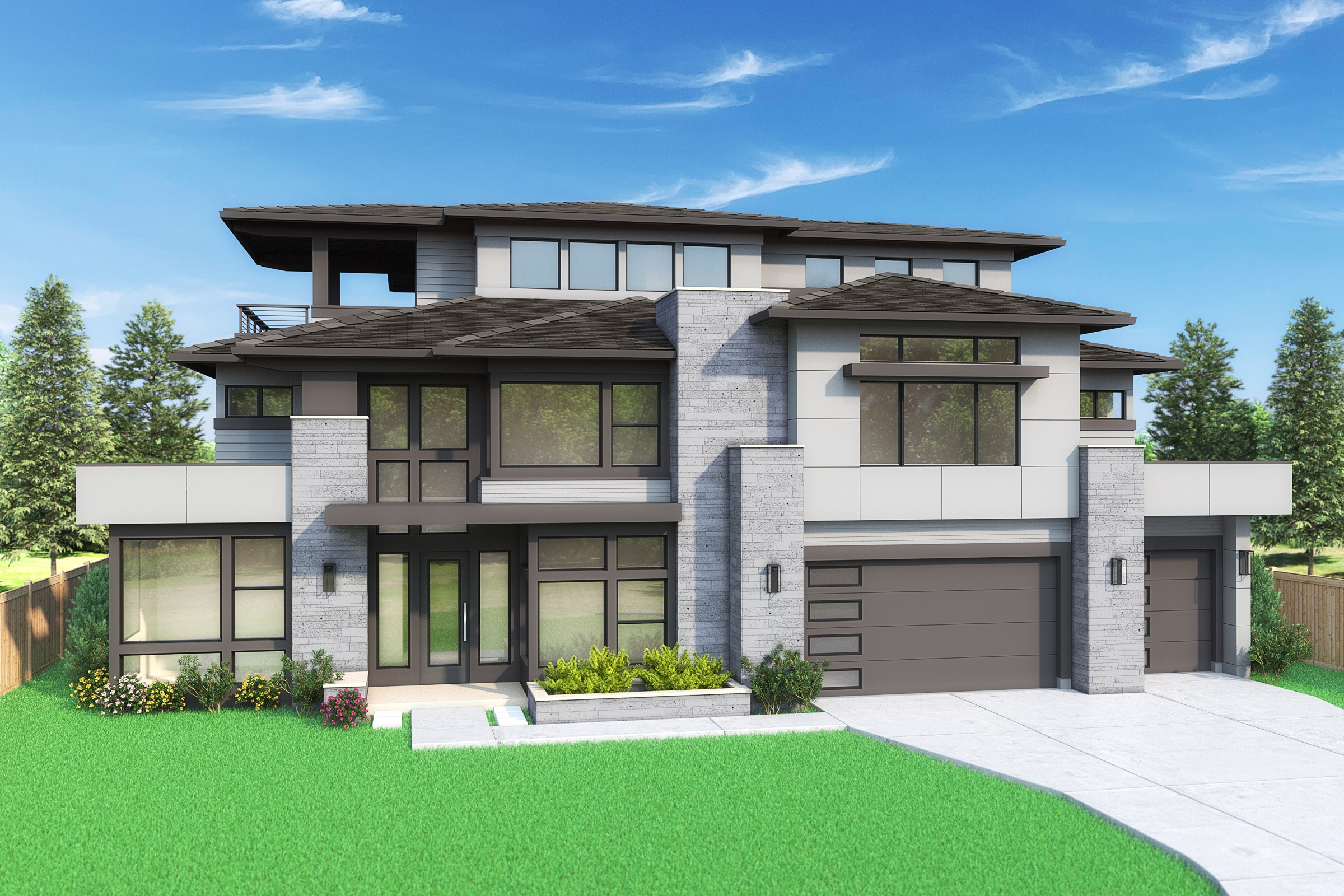 View our new luxury home construction on 9811 NE 16th St, in Bellevue, WA from MN Custom Homes