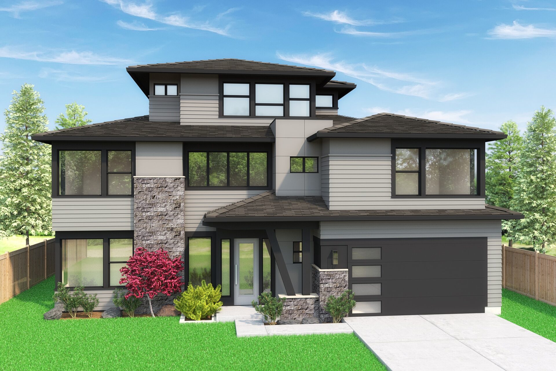 View our new luxury home construction on 509 129th Ave SE, in Bellevue, WA from MN Custom Homes