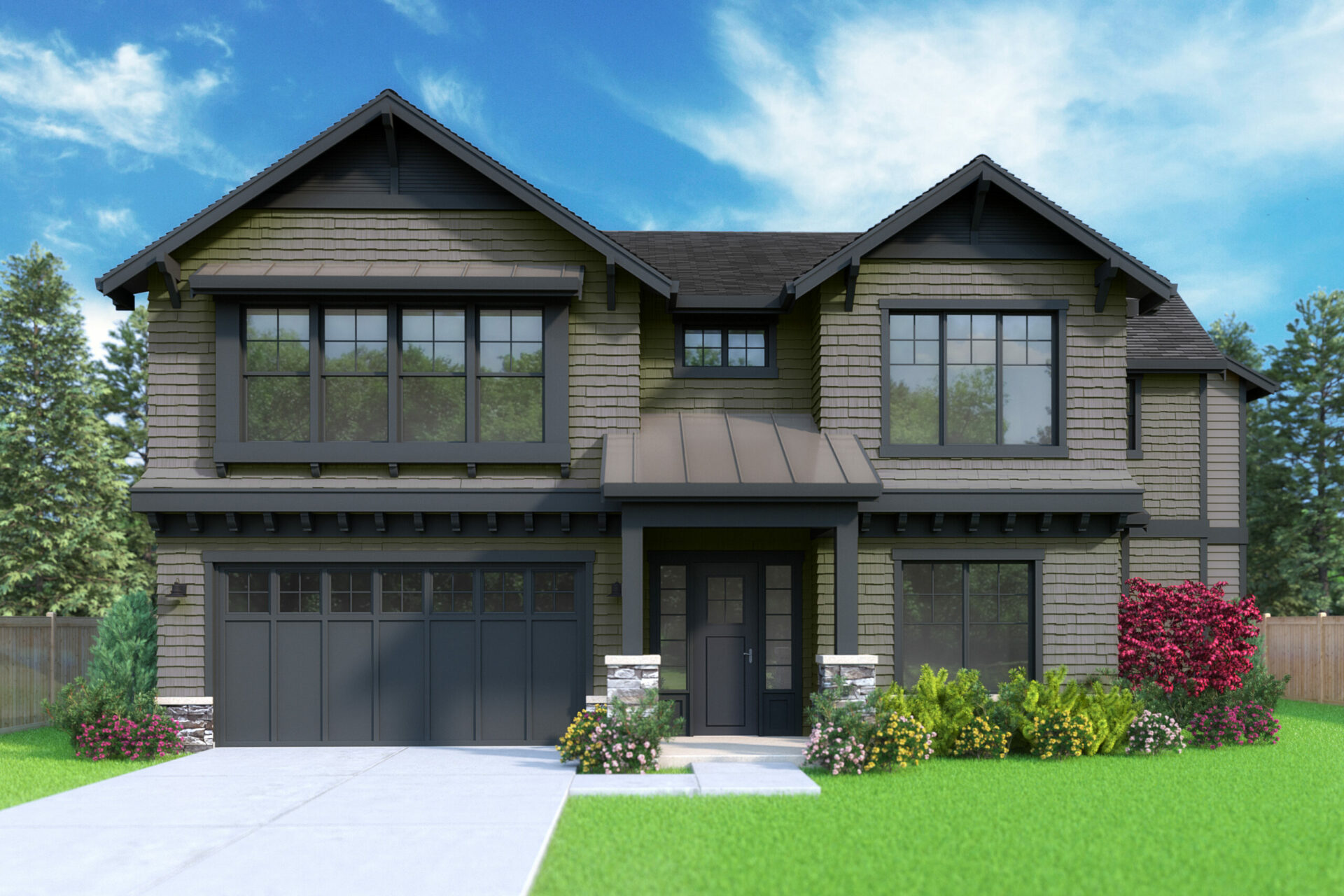 View our new luxury home construction on 2201 142nd AVE SE, in Bellevue, WA from MN Custom Homes