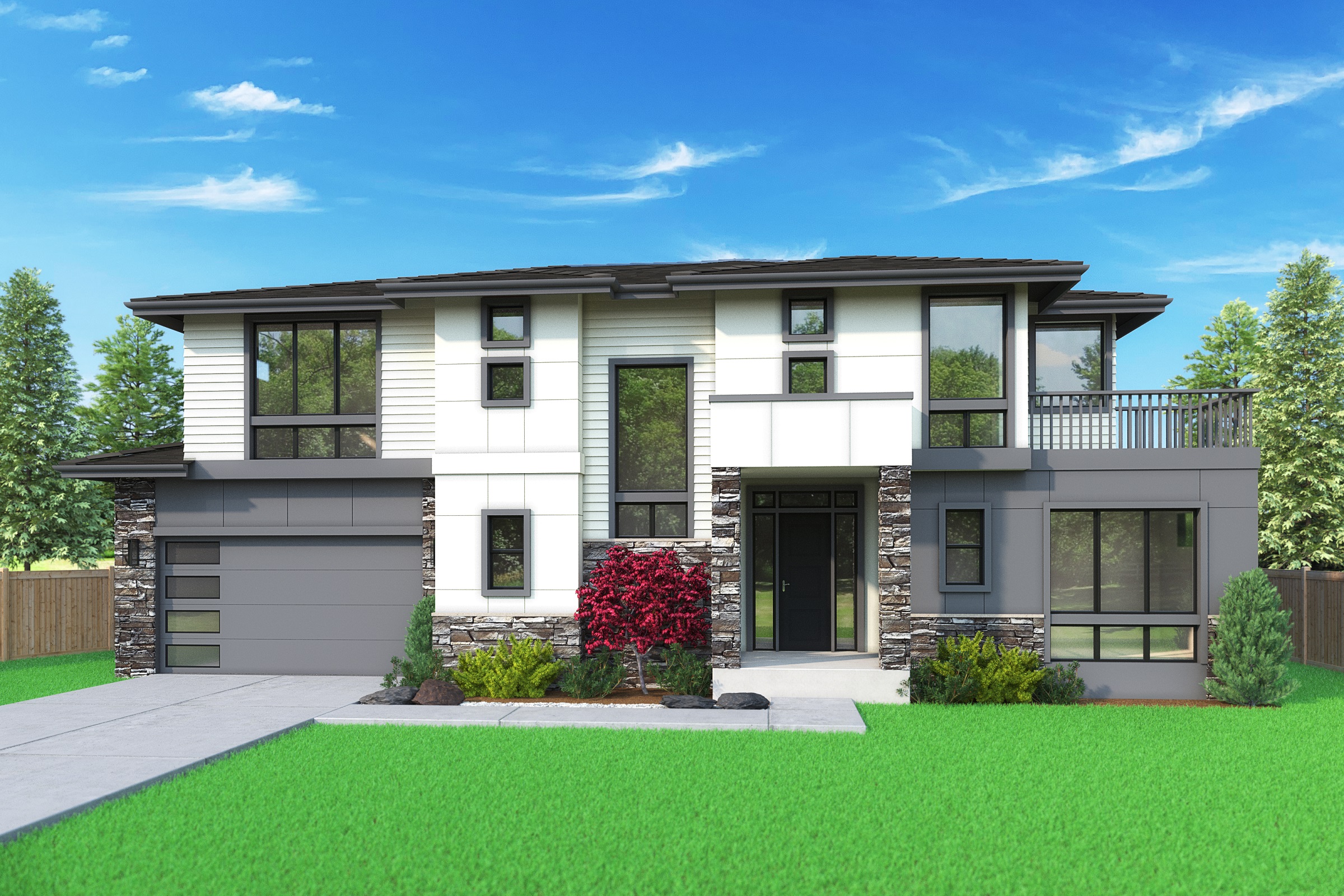 View our new luxury home construction on 16612 SE 26th St, in Bellevue, WA from MN Custom Homes