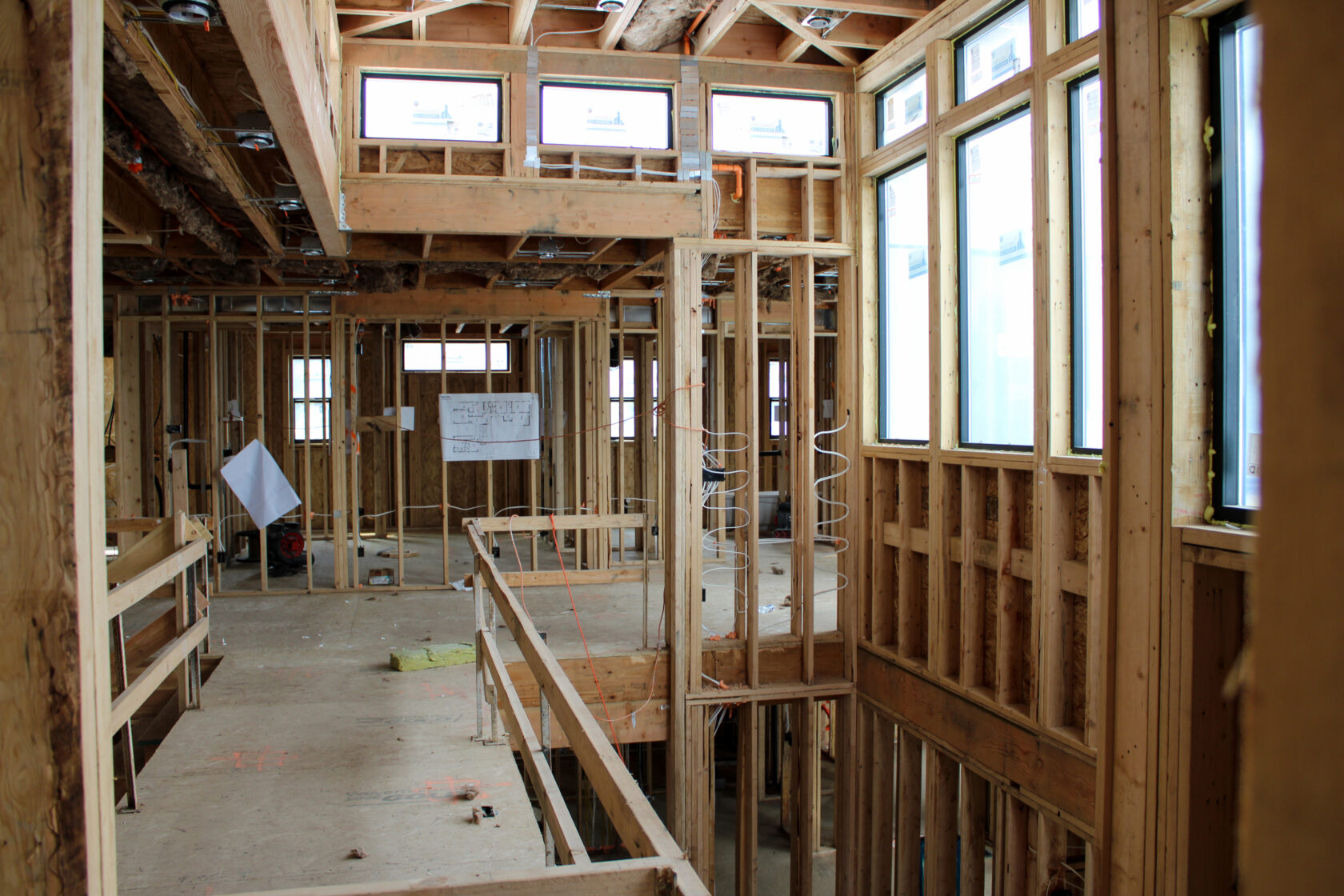 NW Idea House Progress Update #1 | Clyde Hill Modern Tranquility - second floor