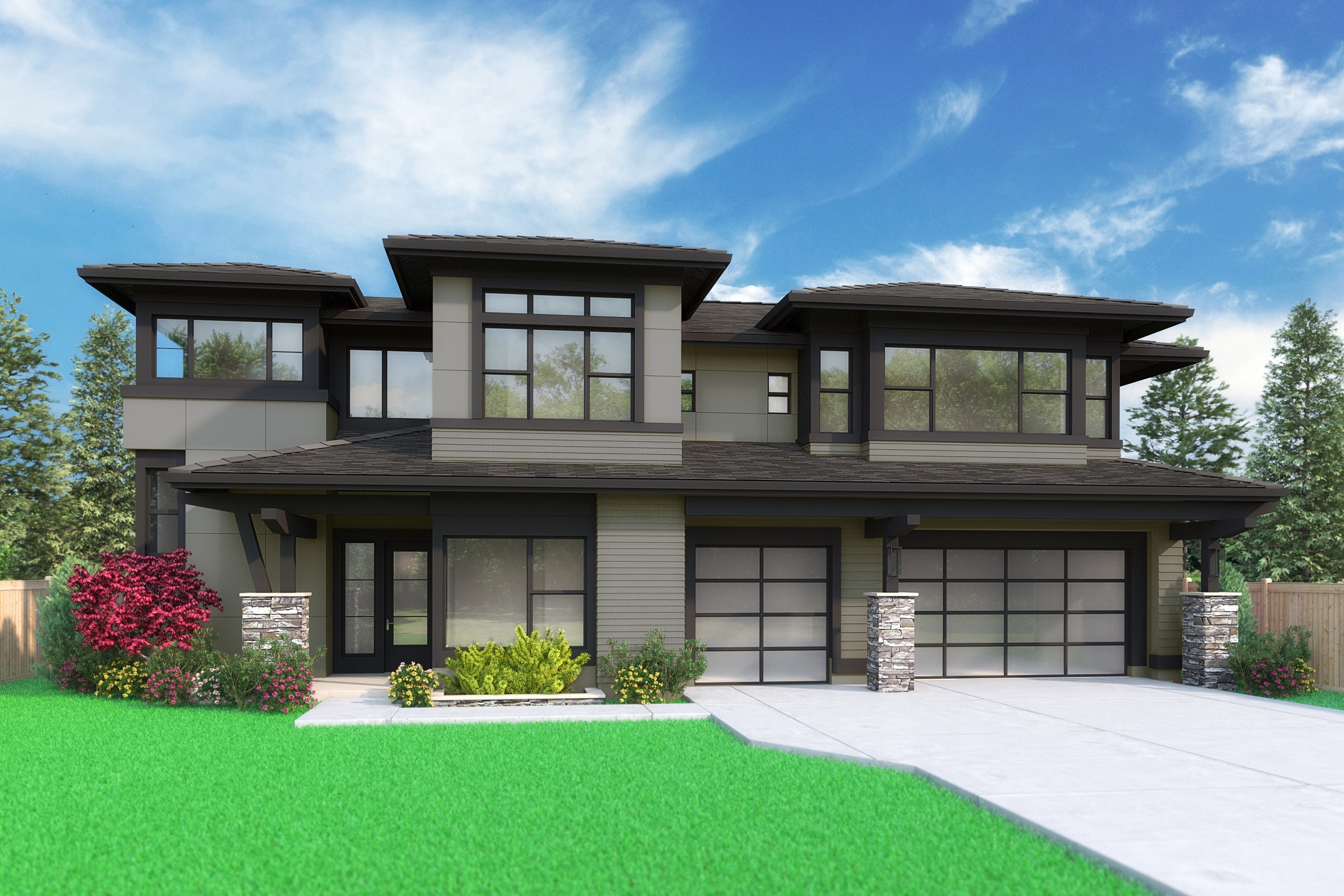 View our new luxury home construction on 4069 152nd Ave SE, in Bellevue, WA from MN Custom Homes