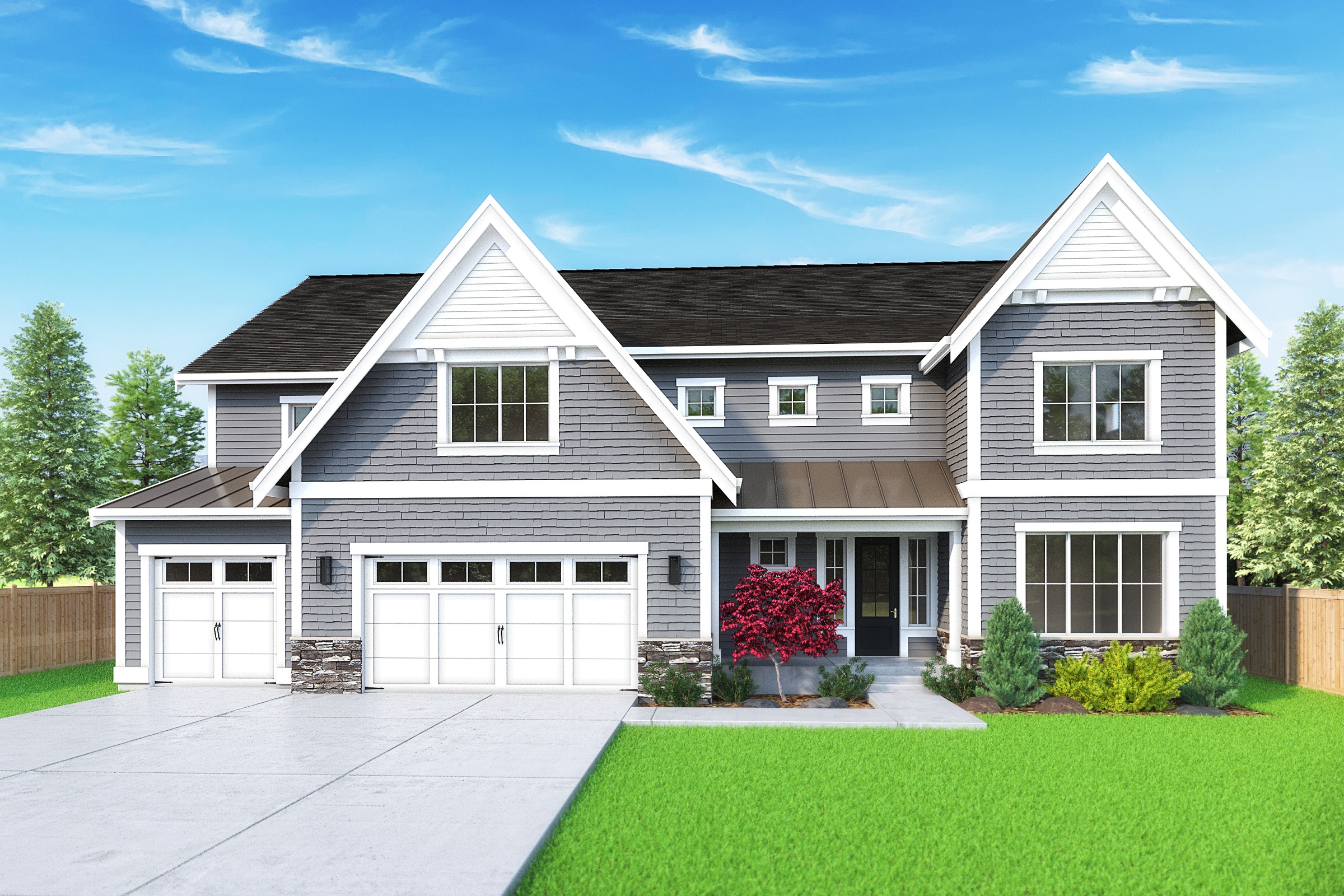 View our new luxury home construction on 2821 109th Ave SE, in Bellevue, WA from MN Custom Homes