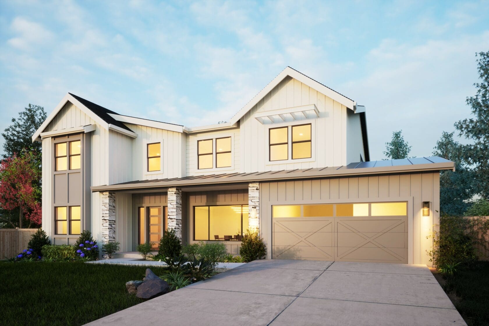 1815 151st Ave SE, Bellevue - Rendering - MN Custom Homes