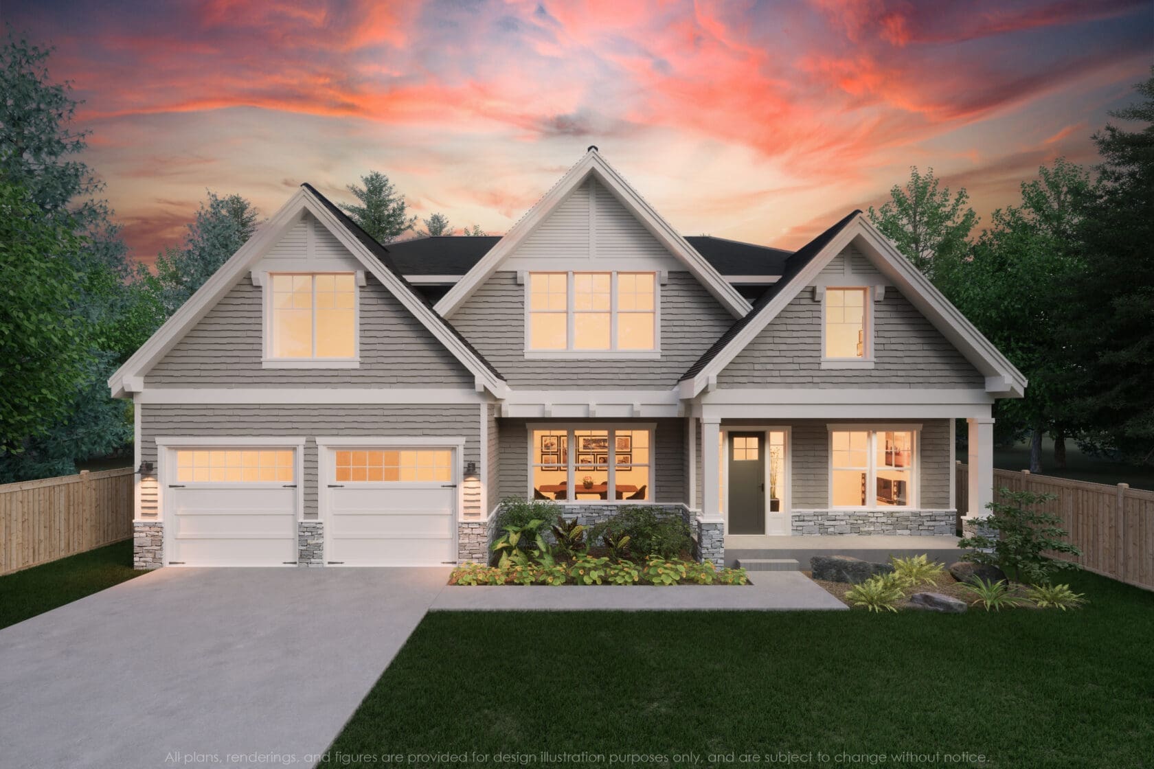 5428 116th Ave SE, Bellevue - Rendering - MN Custom Homes