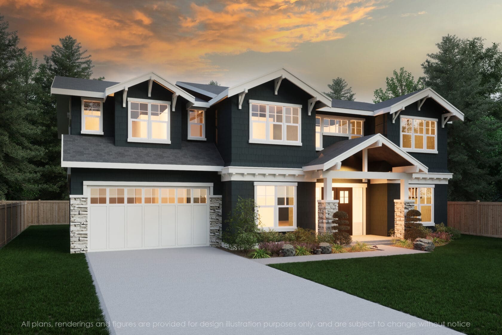 4074 155th Ave SE, Bellevue - Rendering - MN Custom Homes
