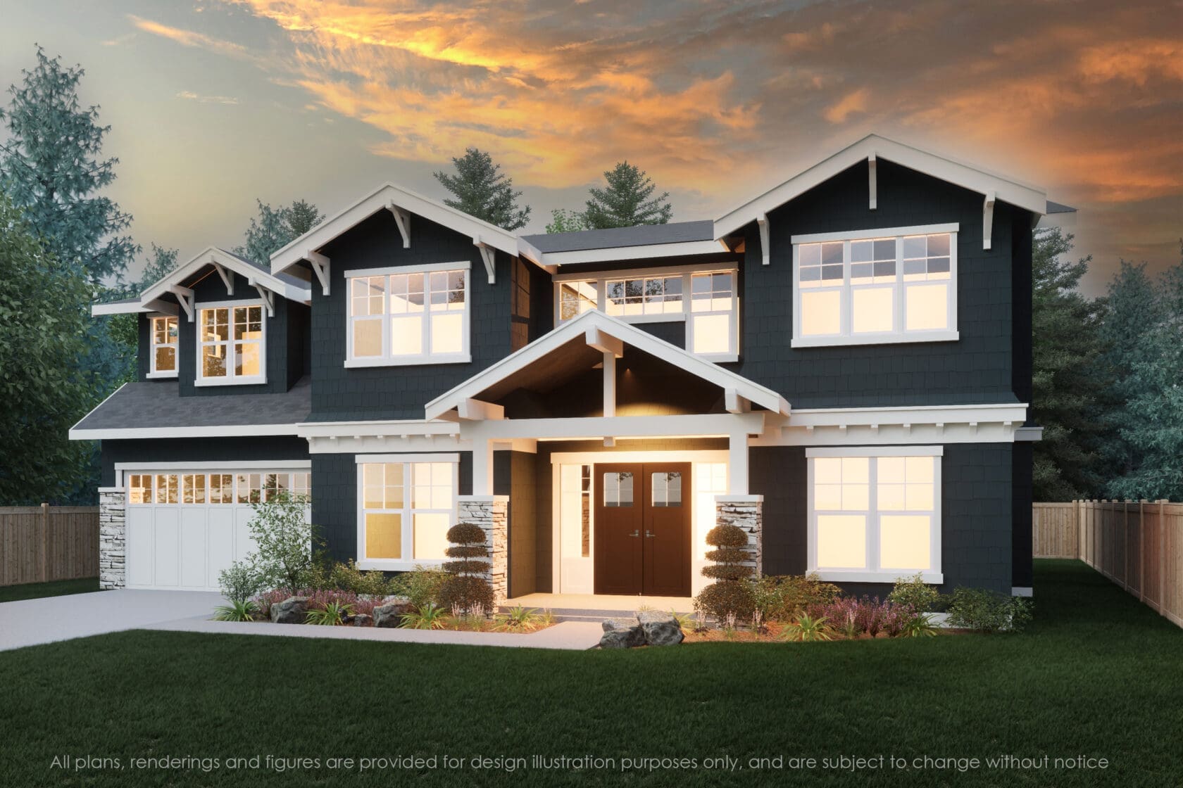 4074 155th Ave SE, Bellevue - Rendering - MN Custom Homes