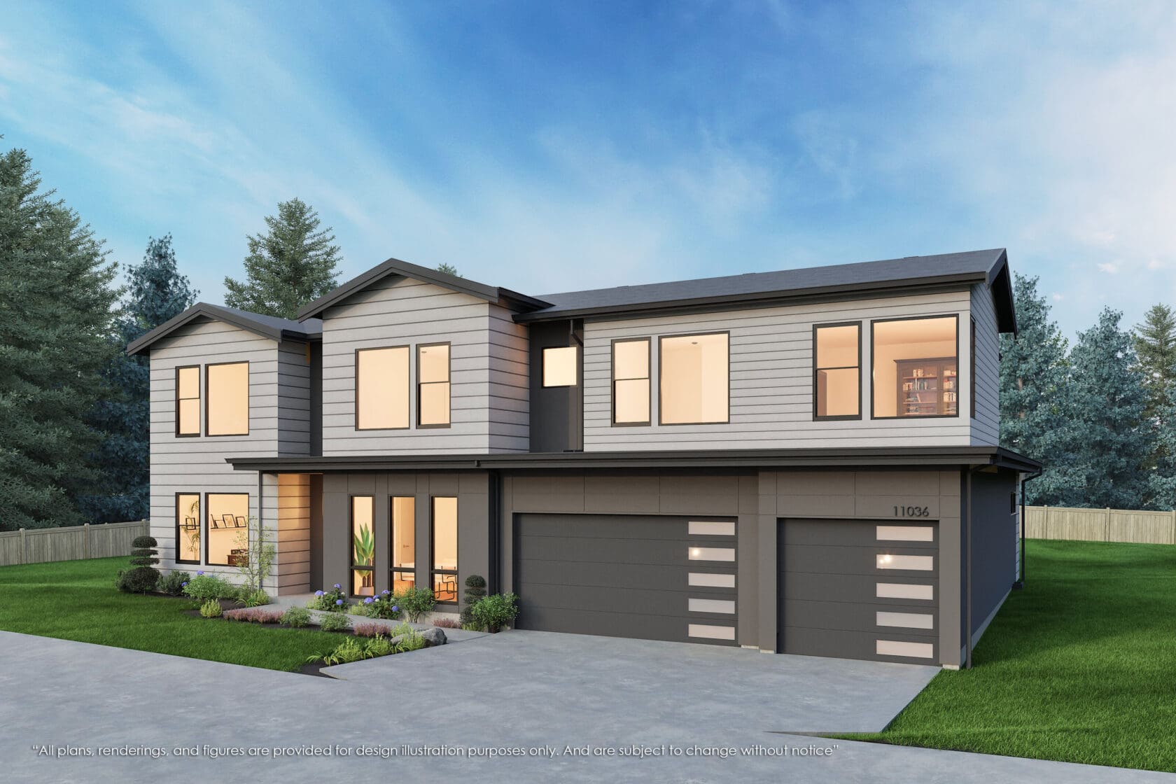 11120 105th Ave NE - Kirkland- Rendering 2 - MN Custom Homes