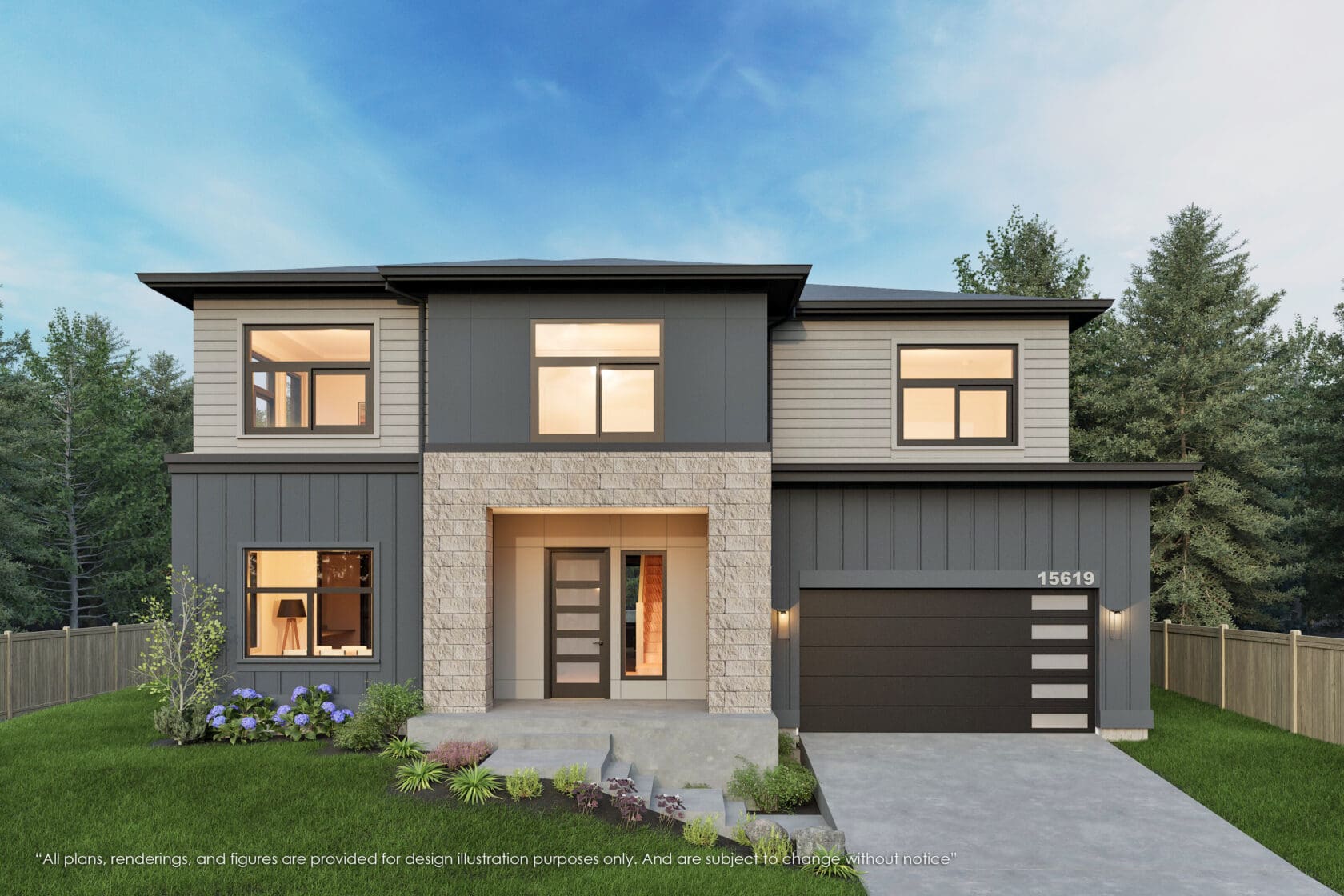 2505 166th Ave SE, Bellevue, WA 98008 - MN Custom Homes - Rendering 01