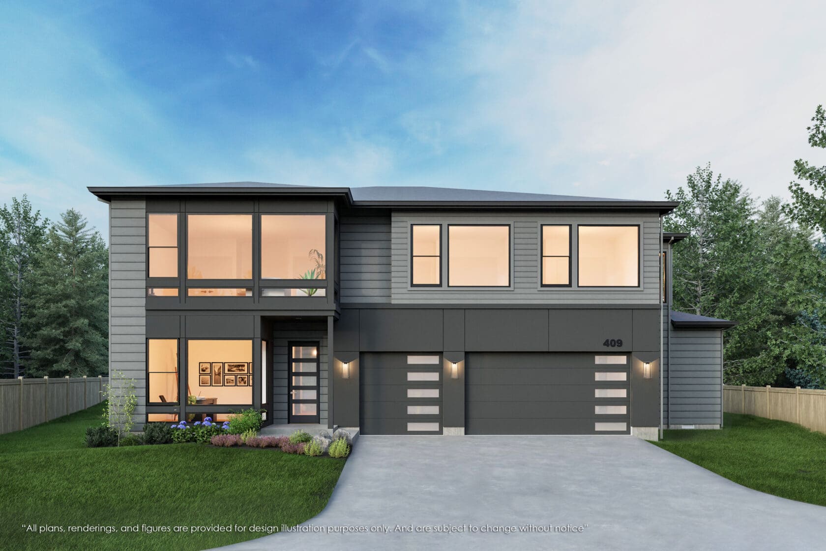 409 161st Place Southeast, Bellevue 98008 - MN Custom Homes - Rendering 01