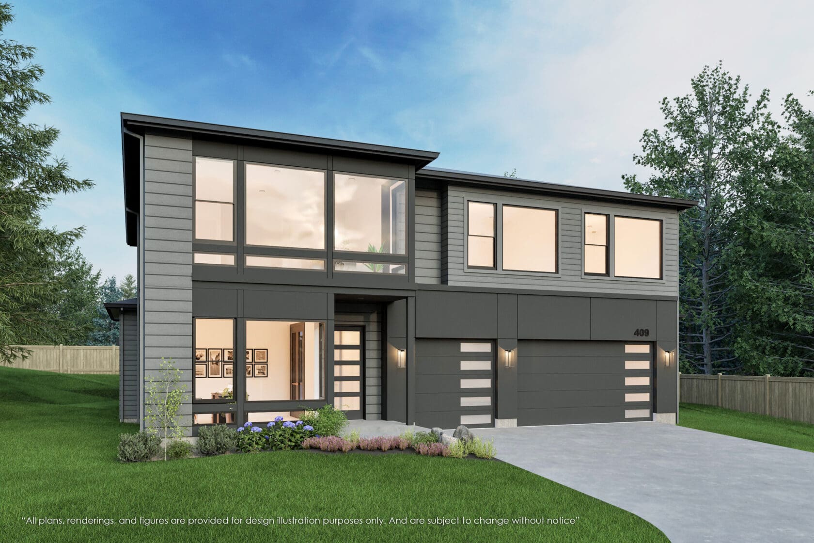 409 161st Place Southeast, Bellevue 98008 - MN Custom Homes - Rendering 02