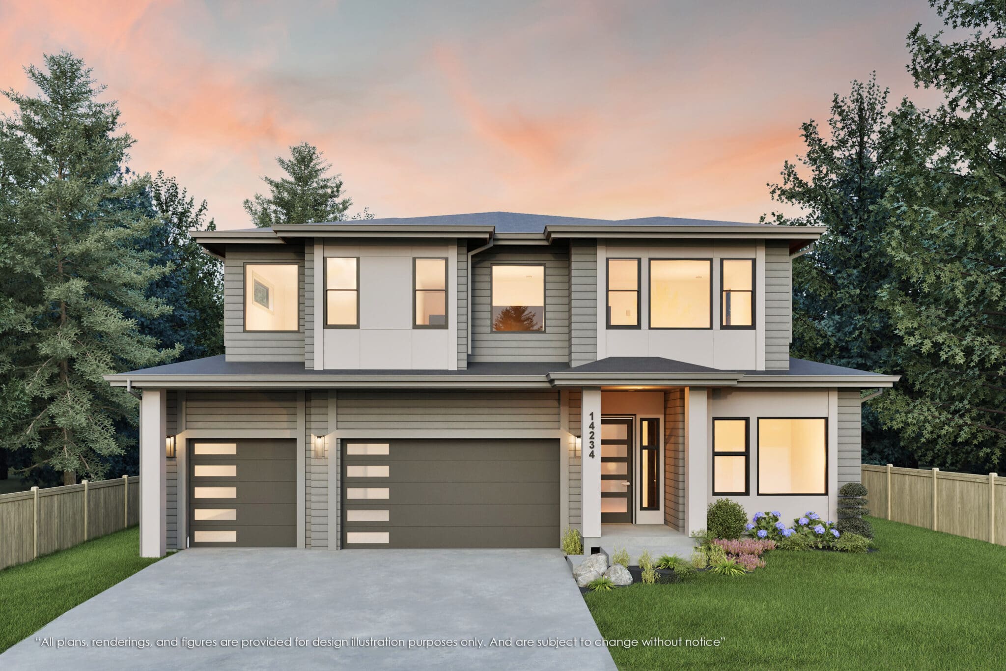 14234 SE 41st Street, Bellevue - MN Custom Homes - Rendering 01