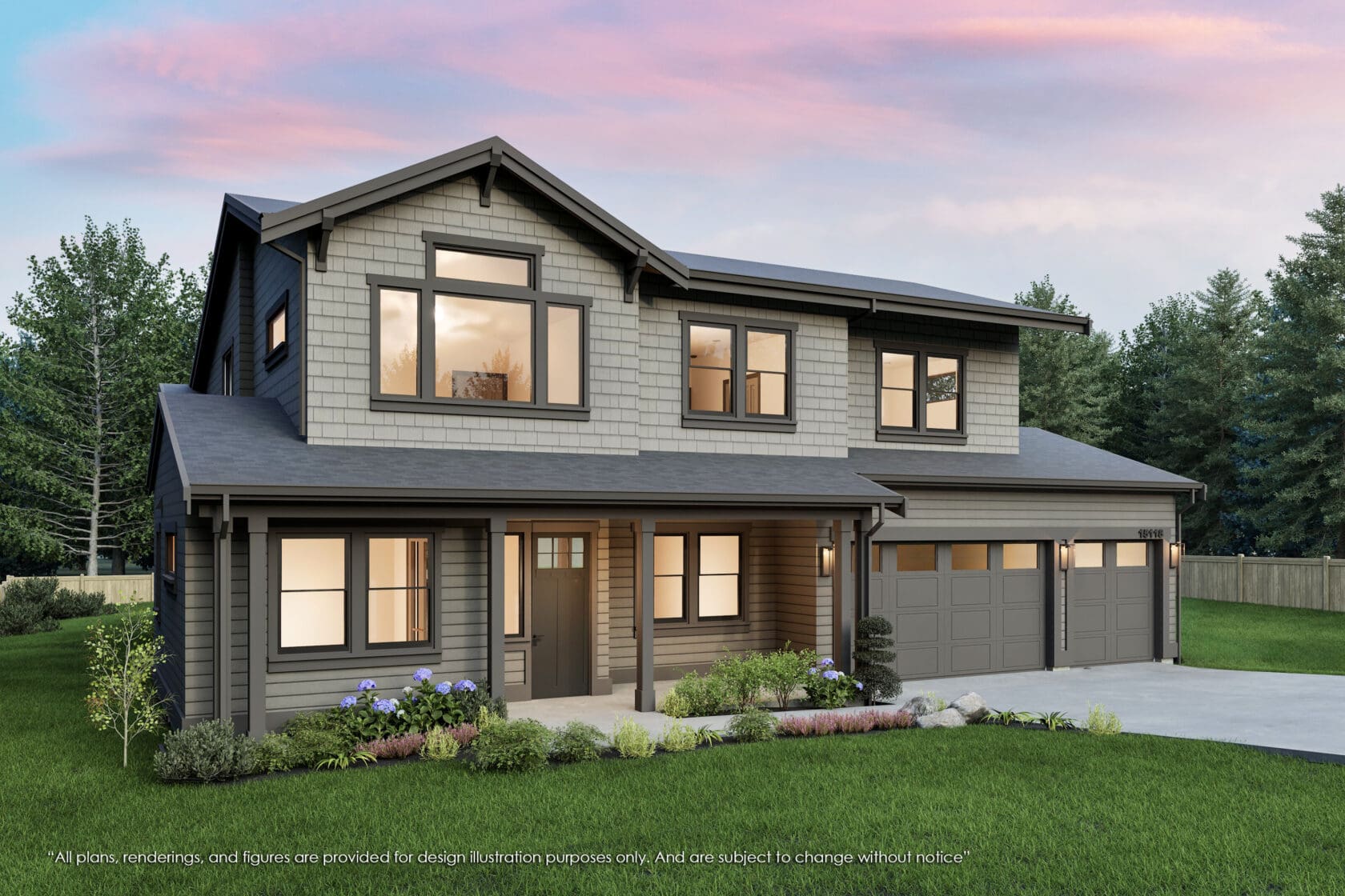 15118 SE 41st Street, Bellevue - MN Custom Homes - Rendering 2