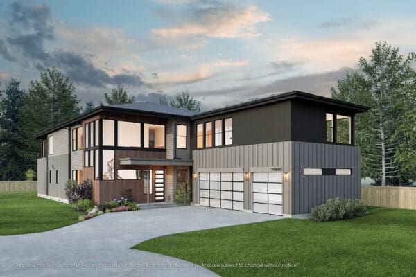 11044 SE 30th Place, Bellevue - MN Custom Homes - Rendering 01