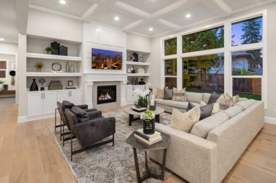 open shelving great room, MN Custom Homes open shelving great room, MN Custom Homes